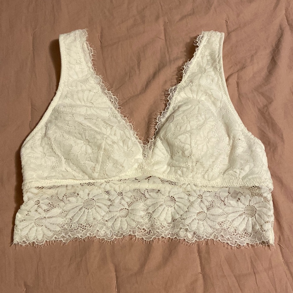 AERIE White Bralette